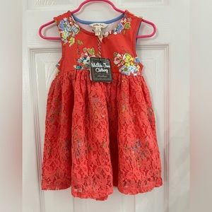 Matilda Jane flower lace spring dress 2t NWT